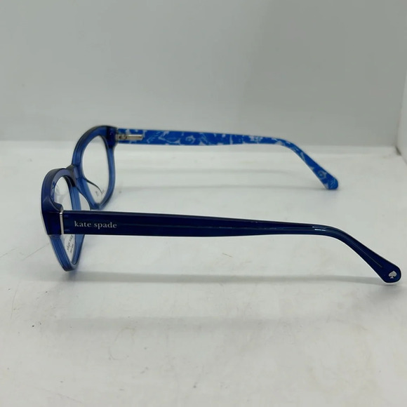 Kate Spade Zelda OJU Eyeglasses Frames RXable Blue/ White. NWT main image 9
